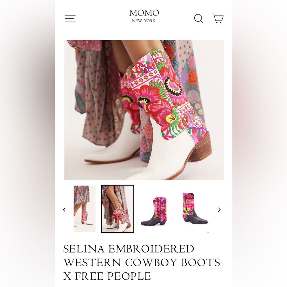 Amazing embroidered cowgirl boots